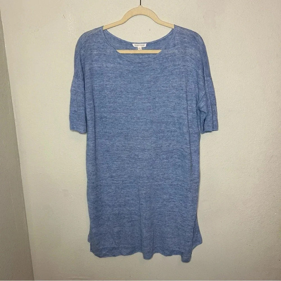 Eileen Fisher Blue Linen Tunic Size Medium - Picture 1 of 7